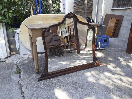 Italian Carved Mirror, 1890s-RAQ-1394269