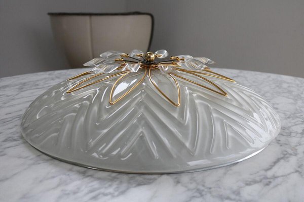 Italian Ceiling Light in Crystal from Stilkronen, Italy, 1980s-FJP-1795270