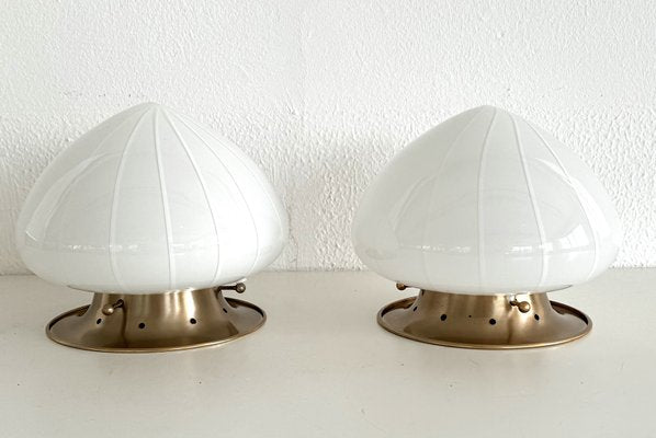 Italian Ceiling Lights by La Murrina Murano, 1970s, Set of 2-VNE-2018157