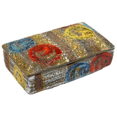 Italian Ceramic Box from Fratelli Fanciullaci, 1960s-GIW-1332654