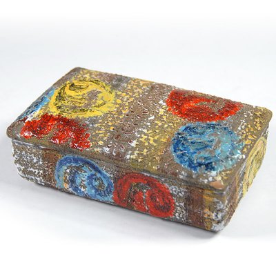 Italian Ceramic Box from Fratelli Fanciullaci, 1960s-GIW-1332654