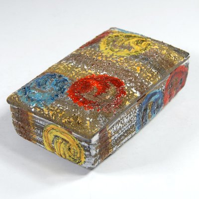 Italian Ceramic Box from Fratelli Fanciullaci, 1960s-GIW-1332654