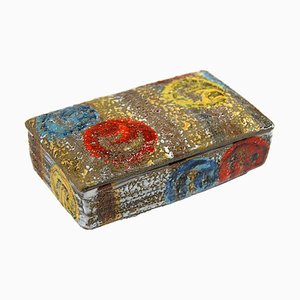 Italian Ceramic Box from Fratelli Fanciullaci, 1960s-GIW-1332654