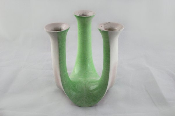 Italian Ceramic Candleholder from Vibi, 1950s-IJR-666598