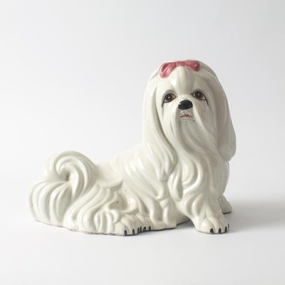 Italian Ceramic Dog Money Box from Il Quadrifoglio, 1960s-IXK-1189186