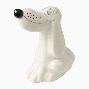 Italian Ceramic Dog Money Box from Il Quadrifoglio, 1960s-IXK-892838