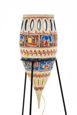 Italian Ceramic Floor Lamp from Ceramiche Santa Caterina, 1950s-WG-798324