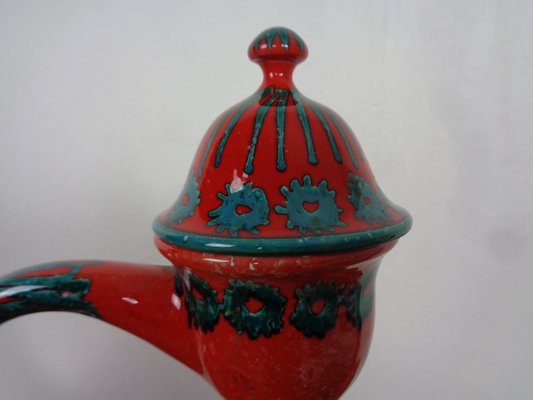 Italian Ceramic Genie Decanter with Stopper from Mancioli, 1960s-RDW-1790557