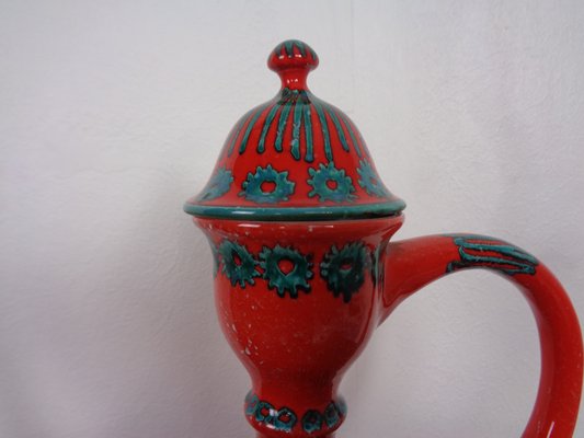 Italian Ceramic Genie Decanter with Stopper from Mancioli, 1960s-RDW-1790557