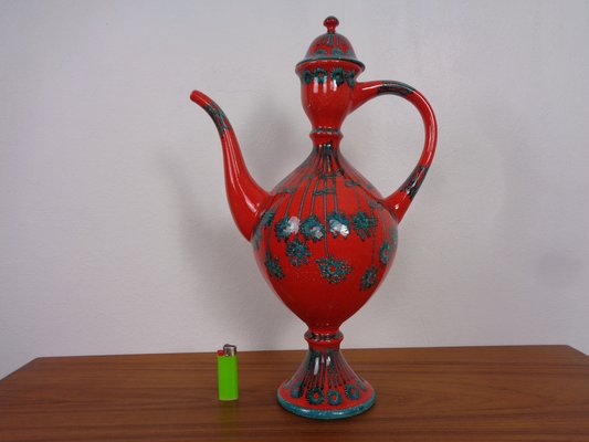 Italian Ceramic Genie Decanter with Stopper from Mancioli, 1960s-RDW-1790557