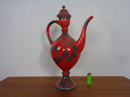 Italian Ceramic Genie Decanter with Stopper from Mancioli, 1960s-RDW-1790557