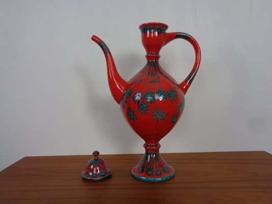 Italian Ceramic Genie Decanter with Stopper from Mancioli, 1960s-RDW-1790557