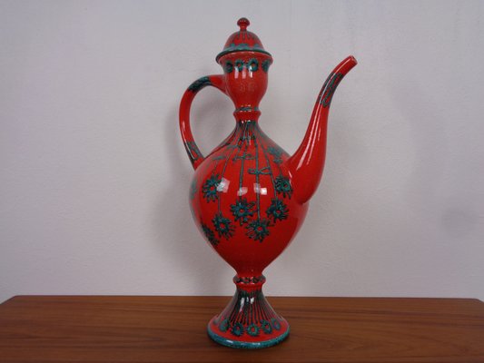 Italian Ceramic Genie Decanter with Stopper from Mancioli, 1960s-RDW-1790557