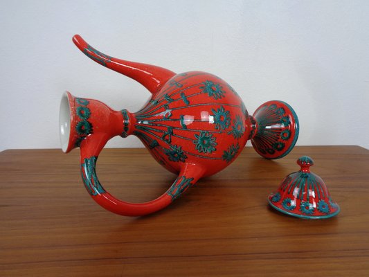 Italian Ceramic Genie Decanter with Stopper from Mancioli, 1960s-RDW-1790557