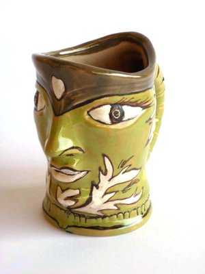 Italian Ceramic Mug by Elio Schiavon for Erhart, 1970s-GKB-845855