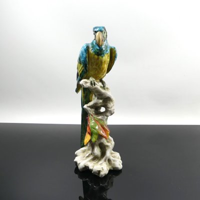 Italian Ceramic Parrot by Guido Cacciapuoti, Italy, 1930s-RCH-1787835