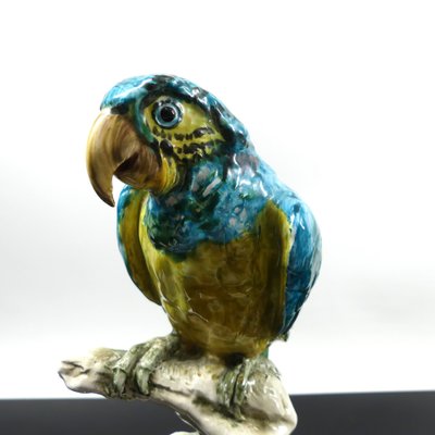 Italian Ceramic Parrot by Guido Cacciapuoti, Italy, 1930s-RCH-1787835