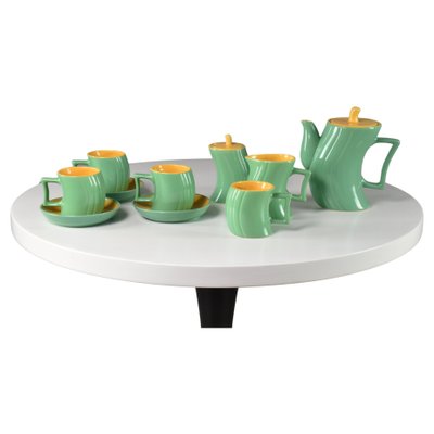 Italian Ceramic Tea or Coffee Service attributed to Massimo Iosa Ghini for Naj-Olea,1985, Set of 10-GXL-1725824