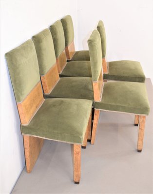 Italian Chairs, 1930s, Set of 6-AOL-1088731