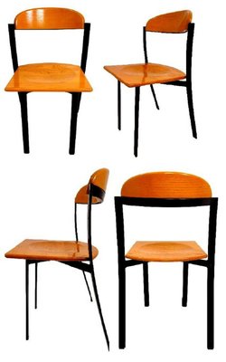 Italian Chairs, 1970s, Set of 4-FIP-1141534