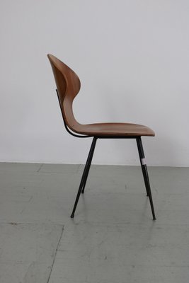 Italian Chairs by Carlo Ratti for Industria Legni Curvati, 1950s, Set of 4-AA-1802887