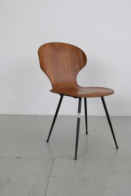 Italian Chairs by Carlo Ratti for Industria Legni Curvati, 1950s, Set of 4-AA-1802887