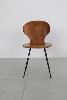 Italian Chairs by Carlo Ratti for Industria Legni Curvati, 1950s, Set of 4-AA-1802887