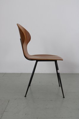 Italian Chairs by Carlo Ratti for Industria Legni Curvati, 1950s, Set of 4-AA-1802887