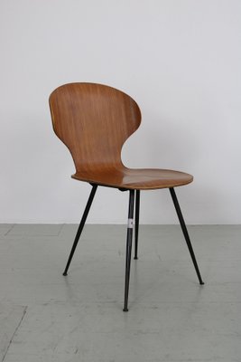 Italian Chairs by Carlo Ratti for Industria Legni Curvati, 1950s, Set of 4-AA-1802887