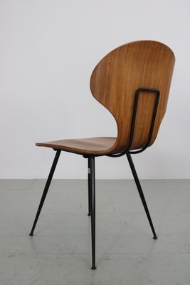 Italian Chairs by Carlo Ratti for Industria Legni Curvati, 1950s, Set of 4-AA-1802887