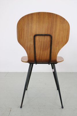 Italian Chairs by Carlo Ratti for Industria Legni Curvati, 1950s, Set of 4-AA-1802887