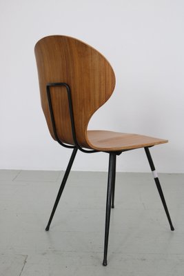 Italian Chairs by Carlo Ratti for Industria Legni Curvati, 1950s, Set of 4-AA-1802887