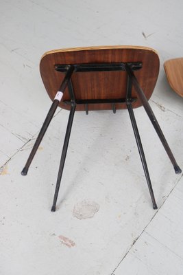 Italian Chairs by Carlo Ratti for Industria Legni Curvati, 1950s, Set of 4-AA-1802887