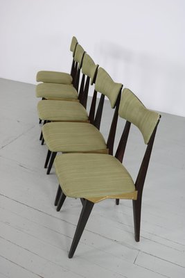 Italian Chairs by Ico & Luisa Parisi for Francor Ospitaletto, 1950s, Set of 5-AA-1298717