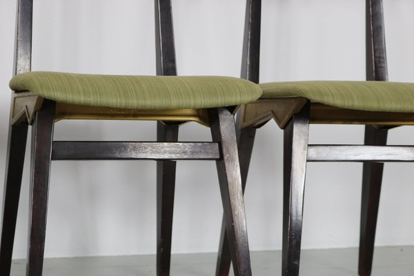 Italian Chairs by Ico & Luisa Parisi for Francor Ospitaletto, 1950s, Set of 5-AA-1298717