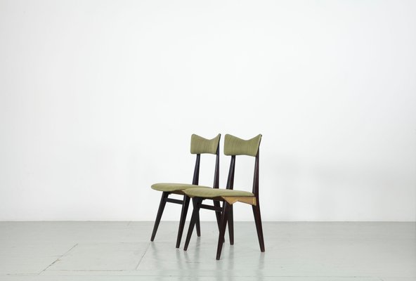 Italian Chairs by Ico & Luisa Parisi for Francor Ospitaletto, 1950s, Set of 5-AA-1298717