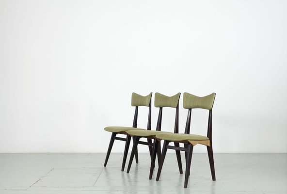 Italian Chairs by Ico & Luisa Parisi for Francor Ospitaletto, 1950s, Set of 5-AA-1298717