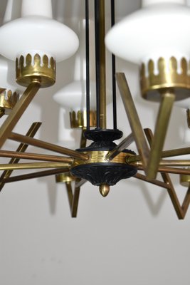 Italian Chandelier from Stilnovo, 1950s-GXL-1392560