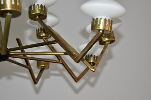 Italian Chandelier from Stilnovo, 1950s-GXL-1392560