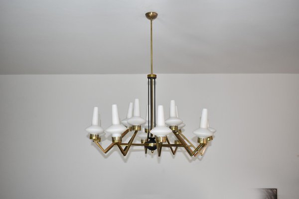 Italian Chandelier from Stilnovo, 1950s-GXL-1392560