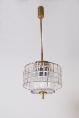 Italian Chandelier in Bohemia Crystal and Brass, 1960s-RCE-1099904