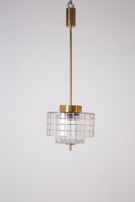 Italian Chandelier in Bohemia Crystal and Brass, 1960s-RCE-1099904