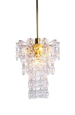 Italian Chandelier in Crystal & Brass by Gaetano Sciolari, 1960s-DEK-932717