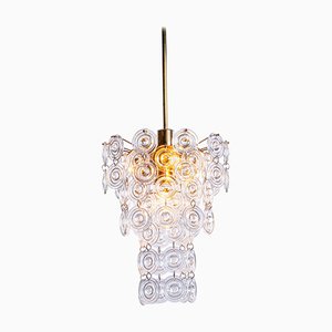 Italian Chandelier in Crystal & Brass by Gaetano Sciolari, 1960s-DEK-932717