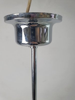 Italian Chandelier in Glass and Chrome by Sciolari, 1960-FO-2034085