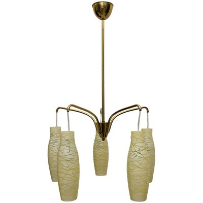 Italian Chandelier with Original Glass, 1960s-SPD-906277