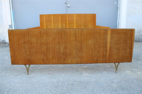 Italian Chestnut Bed attributed to Gio Ponti, 1950s-EH-1361438