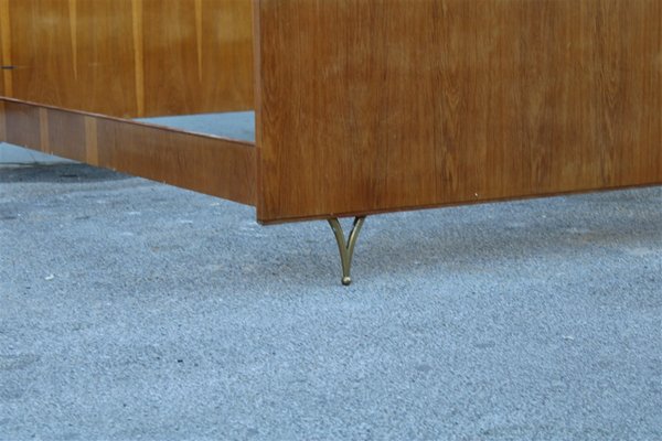 Italian Chestnut Bed attributed to Gio Ponti, 1950s-EH-1361438