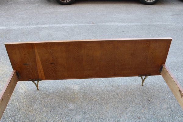 Italian Chestnut Bed attributed to Gio Ponti, 1950s-EH-1361438