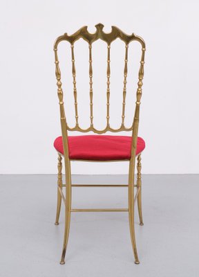 Italian Chiavari Brass Chair, 1970s-GCG-1737127